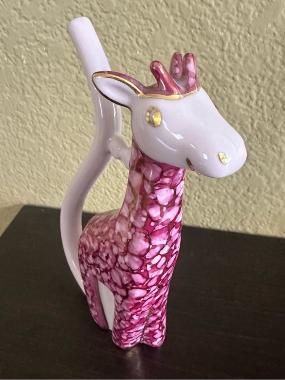 Karlovy Vary Giraffe Vintage Sipping Cup Czech Republic Porcelain Spa Cup